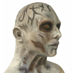 Punase r&uuml;&uuml;ga n&otilde;iamaagi mask Cosplay vangikongi draakoni au varaste seas Latekskiiver Terve n&auml;oga peakatted Halloweeni maskeerimispidu One Size