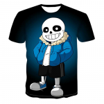Undertale Sans T-s&auml;rk M&auml;ng 3D Prindi T&auml;navar&otilde;ivad Mehed Naised Sport vabaaja Hip Hop T-s&auml;rk Poiss T&uuml;druk T-s&auml;rgid Lapsed Topid Lasteriided S