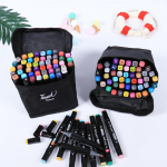 24/30/36/48/60/80/168 tk kunstimarkeri komplekt alkoholip&otilde;hine markerpliiats akvarellpintsli pliiats visandimarker kahe otsaga joonistuskunsti pintsli pliiats 24 Colors