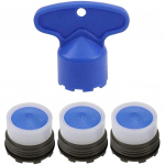 M16/M18(M18,5)/M22/M24 M18 X 4 tk Aeraatori kraanfiltrid, segistid valamu vett s&auml;&auml;stev j&auml;&auml;murdja, 3 tk sisendiga v&auml;liskeermega aeraatorid (M16) 2x2x2cm