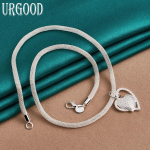 925 Sterling H&otilde;bedast Snake kett s&uuml;dame ripats Moe ehted 45cm