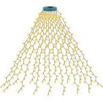 24V 400LED 280LED j&otilde;ulupuu valgusn&ouml;&ouml;r p&uuml;hade haldja juga maastikuvalgusti pulmadeks, uusaastaks, lihav&otilde;ttep&uuml;hade perepeoks 8Strings 280LEDs&US Plug kollane