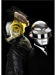 Neoon Daft Punk Random Access M&auml;lestused Muusika Albumi Kaane Plakat L&otilde;uend Maalimine HipHop Popmuusika Staar Sein Pilt Ruumi sisustus 21x30cm No Frame