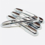 K&uuml;ljeukse k&auml;epideme katete vormimine trimmikleebised Toyota Highlander Kluger -2022 ABS-autode stiilile A Silver 1