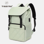 Tigernu Leisure College seljakott t&uuml;drukutele naistele igap&auml;evane multifunktsionaalne s&uuml;learvuti kott 15,6 tolli reisimiseks v&auml;listingimustes USB laadimise seljakott heleroheline v&auml;rv