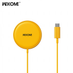 Kiire laadimise juhtmeta laadija 15 W juhtmeta laadimispadi kaasaskantav laadija mobiiltelefonidele iPhone 12 13 Samsung S21 22 jaoks as picture kollane