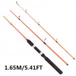 FTK &uuml;likerge 3-sektsiooniline reisiridv mugava EVA k&auml;epidemega &ndash; ideaalne liikvel olles kalastamiseks! 1.65M/5.41FT