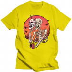 2023 Uus 100% puuvillane Naljakas Unisex T-s&auml;rk Naiste Moe T-s&auml;rk Hannya Yokai Mask S&auml;rk Unisex T-s&auml;rk Unisex Cool White And Must s&auml;rk 2XL