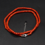 1 kiust s&uuml;nteetilisest materjalist korallihelmed 3 mm &uuml;marad nurgad, ruudukujulised lahtised vahehelmed ehete valmistamiseks DIY kaelakee k&auml;ev&otilde;ru tarvikud 38 cm 3mm