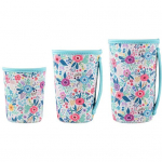 3 tk korduvkasutatavad j&auml;&auml;kohvi varrukad, kuumakindlad, sobivad 16-32 untsi tassi venivad tassivarrukad ja k&uuml;lmade jookide jaoks