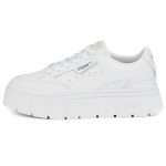 Puma Mayze Stack Nahast Kolmekordne Valge Naiste Tennised 384412-01 38.5