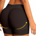 Seksikad vormija p&uuml;ksid Poiste l&uuml;hikesed alusp&uuml;ksid Naine v&otilde;ltsperse aluspesu Push Up polsterdatud alusp&uuml;ksid tuharakujundaja S must