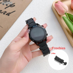 22 mm metallist rihm Samsung Galaxy Watch 3 jaoks Huawei GT2 Amazfit GTR s&uuml;sinikkiust k&auml;ev&otilde;ru K&auml;epael 20 mm Samsung Watch 5 Pro/6/4 k&auml;epaela jaoks 20mm watch band must