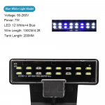 LED-akvaariumi minivalgusti &uuml;li&otilde;huke klambriga akvaariumivalgusti suure heledusega klambriga valgusti jaoks two-color light EU plug