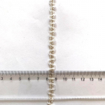 4 m/13,12 jalga valge organza &otilde;huke Niit pitskaunistused Sajajalgse punutud paelaga &auml;&auml;ristega kangas pulmakunsti k&auml;sit&ouml;&ouml;ks DIY kottkleit &Otilde;mblemine Aksessuaarid kaunista