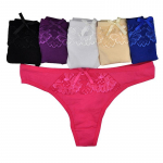 Seksikas G-string naine puuvillane stringid alusp&uuml;ksid aluspesu stringid pesu naiste alusp&uuml;ksid naiste seljaosa 6 tk / partii M