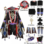 Genshin Impact Scaramouche Wanderer Cosplay kost&uuml;&uuml;m Halloweeni Balladeer Kunikuzushi Bucket Hat Kost&uuml;&uuml;mmantel Cos Sumeru Anemo Suit xxxl