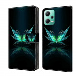 Rahakoti&uuml;mbris kaardihoidjaga Lilleline PU-nahast &uuml;mbris Kickstand randmerihma p&otilde;rutuskindel kate Redmi 3C 9A 9C 9T 10C 8A 6A/Redmi Note6 Note11 Note12 jaoks Xiaomi 14 Pro