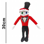 18-43 cm Kawaii h&auml;mmastav digitaalne tsirkuse pl&uuml;&uuml;sis m&auml;nguasi, pehme t&auml;idisega pl&uuml;&uuml;sis, h&auml;mmastav digitaalse tsirkuse animatsiooni roll klouninukk