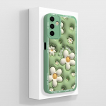 Telefoni&uuml;mbris Samsung Galaxy A15 A 15 4G 5G kate, luksuslik moodne disain matt must ruudukujuline kvaliteetne pehme vedel silikoonkest Samsungi kaitseraua jaoks Samsung A15