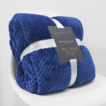 Sametist fliisist tekk Hall kergekaaluline &uuml;lipehmed hubased mikrokiust tekid 200X225cm kuninglik sinine v&auml;rv