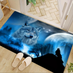 1 tk Luksuslik hundimustriga k&ouml;&ouml;gimatt, pehme paksendatud k&ouml;&ouml;gimatt, veekindel, libisemiskindel &otilde;likindel p&otilde;randamatt, jooksvaip 120x160cm