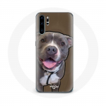 &Uuml;mbris Huawei P30 pro Pitbull koerale Valge hall