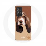 &Uuml;mbris Samsung Galaxy A52 Basset Hound koera n&auml;o jaoks