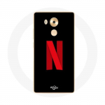 Huawei Mate 8 Netflixi logo &uuml;mbris punasel mustal taustal