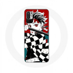Coque pour Xiaomi Redmi Note 10T 5G Tanjiro Demon Slayer Kimetsu no Yaiba Anime
