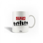 Mug en C&eacute;ramique Red Dead Redemption 2 Logo Noir Rouge