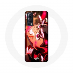Coque pour Vivo Y72 Tanjiro Demon Slayer Kimetsu no Yaiba en col&egrave;re