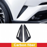 ABS-auto esip&otilde;rkeraua kaitse nurgariba katte trimmi kleebised Toyota C-HR CHR C HR 2016 2017 2018 auto stiilile Carbon fiber