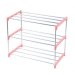 3/4 kihti roostevabast terasest jalatsiriiul hoiukapp riiulihoidik Kodukorrastaja 3 Layers roosa
