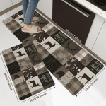 1 tk v&auml;simusvastased k&ouml;&ouml;givaibad, Forest Print veekindel libisemiskindel paks polsterdatud k&ouml;&ouml;gimatt Tugeva t&ouml;&ouml;v&otilde;imega mugav k&ouml;&ouml;gimatt 40*60cm