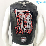 Vest Street Punk Vest Jope Varrukateta Harley Mootorrattam&auml;rgi Tikitud Vest M