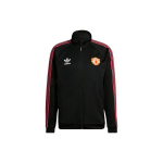 Adidas Originals Trefoil SS22 Man United Triibulise Kraega Jakk Meeste Jakk Must HP0454 S