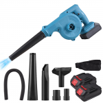 Juhtmeta lehepuhur koos 2 akuga 2-in-1 21V juhtmeta elektriline puhur ja tolmuimeja 63MPH EU Plug 1500mAh 2 Battery
