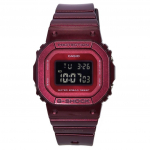 Casio G-Shock digitaalne vaigurihm kvarts GMD-S5600RB-4 200M naiste k&auml;ekell burgundiapunane