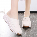 Naiste mokassiinid, nahast s&otilde;idumugavus, naiste kiiluga tossud, vabaaja tossud t&uuml;drukutele, kes k&auml;ivad, Minimalistlikud suvised rasedate kingad naistele EU:35 pruun