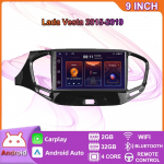 2 Din Androidi autostereoraadio multimeediumivideopleier Lada Vesta 2015-2019 navigatsiooni-GPS Carplay autoraadio jaoks 2+32GB