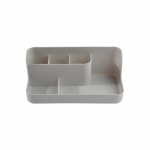 Nail Art Organiser Container geellaki eemaldaja puhastus vatipadjaga tampoonikarp hall v&auml;rv