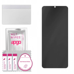 apgo Privacy Matte Hybrid protective glass compatible with Tecno Spark Power 2, flexible nano glass, great replacement for tempered glass, scratch-res