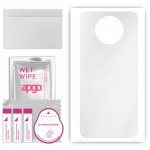 apgo Ultra Clear Protective Skin Sticker for the back compatible with Xiaomi Redmi Note 9 5G, Wrap Film, Hydrogel Film, Flexible, Soft TPU with positi