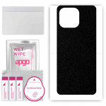 apgo Protective Skin Sticker for the back compatible with Honor Play 30M, Wrap Film, Foil, Vinyl - Pattern Matte Black