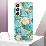 Sinilillega &uuml;hendav marmorist eemaldatav pandlaga pael v&otilde;i kukkumisvastane r&otilde;ngas v&otilde;i sileda disainiga &uuml;mbris Samsungi iPhone Xiaomi Redmi Oppo Nokia Moto... Motorola Edge 20 Pro