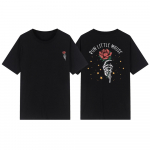 Run Little Mouse T-s&auml;rk kummitav Adeline T-s&auml;rk Dark Romance Merch Naiste raamatute armastaja kingitus L&uuml;hikeste varrukatega Roosi Skeleti T-s&auml;rk M