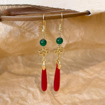 Uus Hiina stiilis iidne kost&uuml;&uuml;m Hanfu veepiisa kujuga iidse stiili pikad tutik&otilde;rvar&otilde;ngad naistele 1 pair