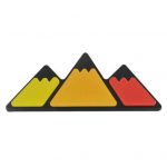 Autom&auml;rk Plekumiskindel 3D-disain Stiilne universaalne kolmev&auml;rviline Toyota iluv&otilde;re embleem hall