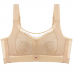 Suure suurusega naiste reguleeritav t&auml;istassiga minimeerija &otilde;huke rinnahoidja juhtmevaba rinnahoidja suvepesu, kokkupandud Push Up bralette 75C ihukarva